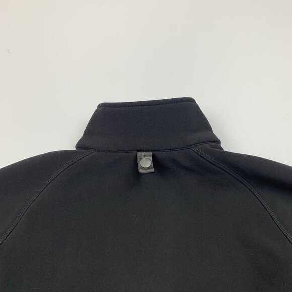 Salomon Womens Size Small Black Soft Shell Full Zip Jacket Spell Out Logo Hiking - Picture 12 of 15